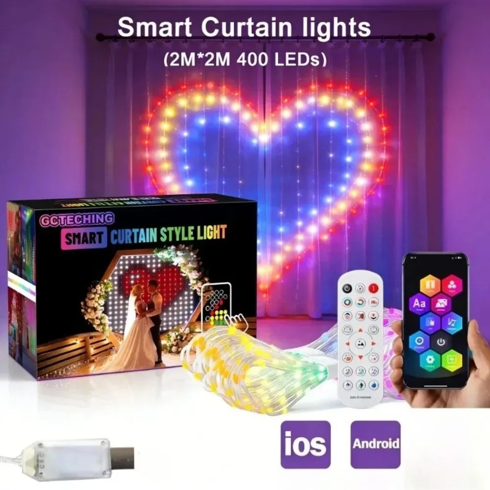 Outdoor LED Pixel Curtain Ligh - Christmas Lights Outdoor recension och pris