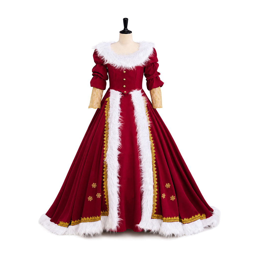 Deluxe Mrs Claus Costumes Adul - Ornament Ball Set recension och pris