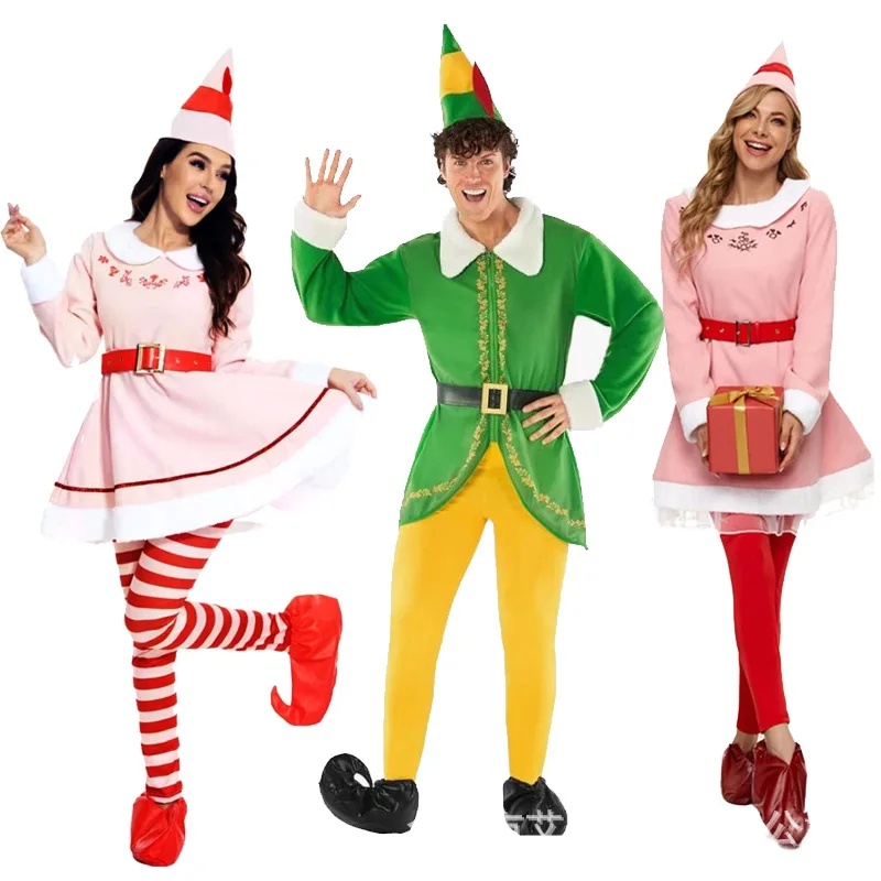 2026 New Halloween Cosplay Cos - Elf Costume Christmas recension och pris