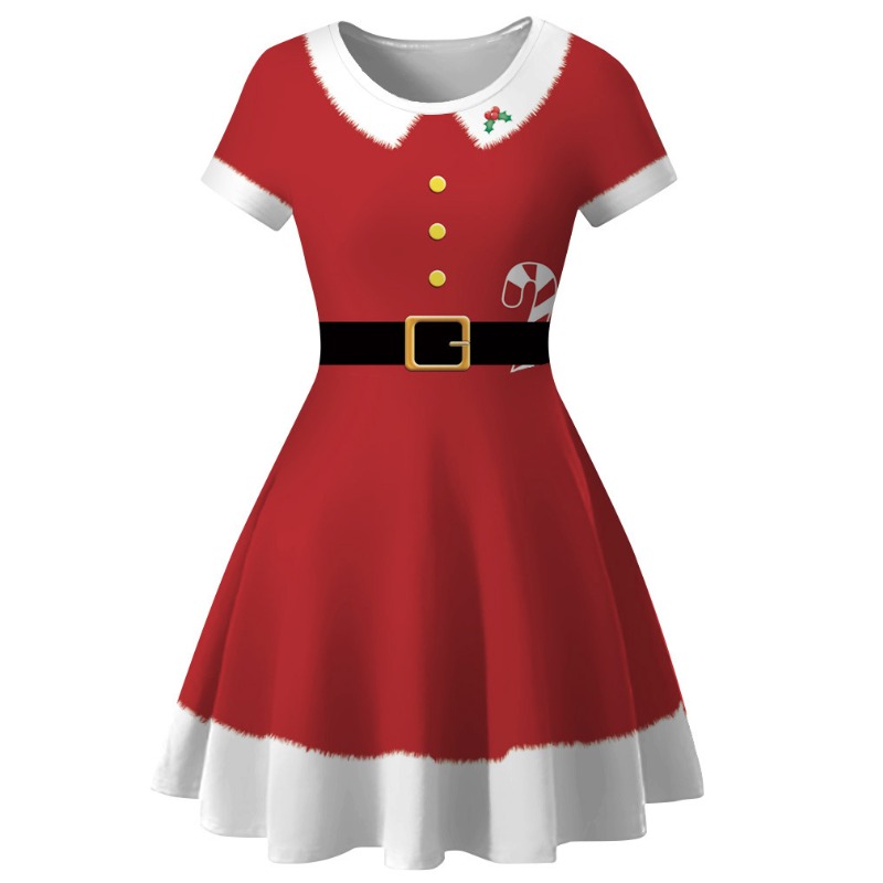 Women Christmas Costume Mini D - Elf Costume Christmas recension och pris
