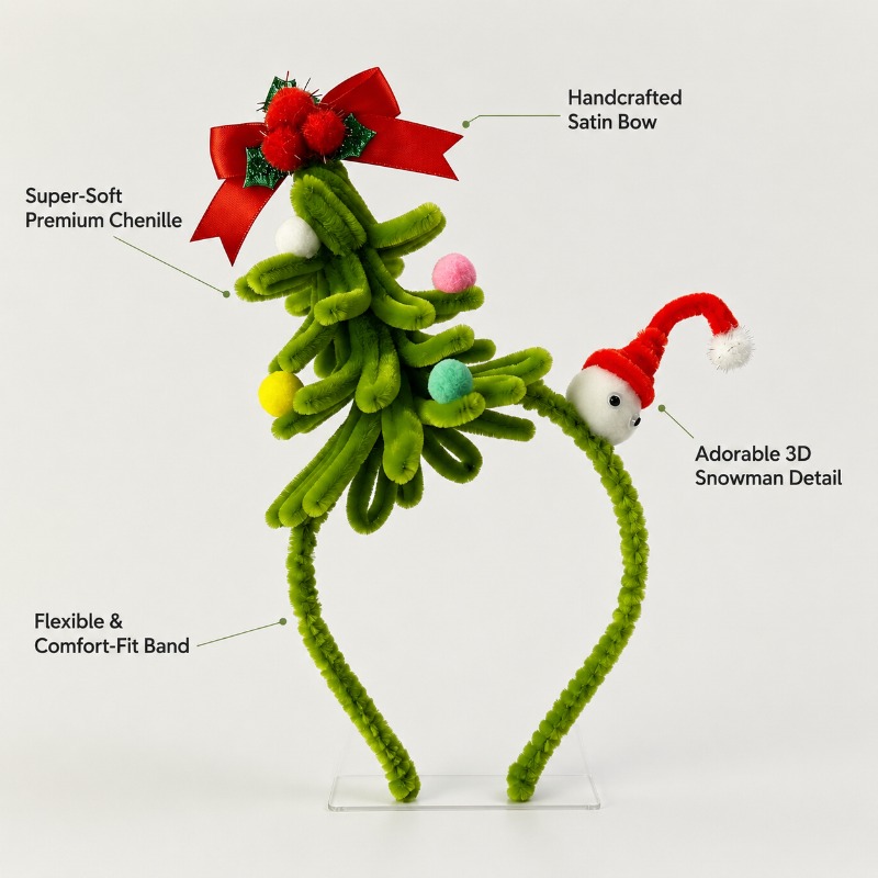 Christmas Headband Christmas T - Ribbon Bow Gift recension och pris
