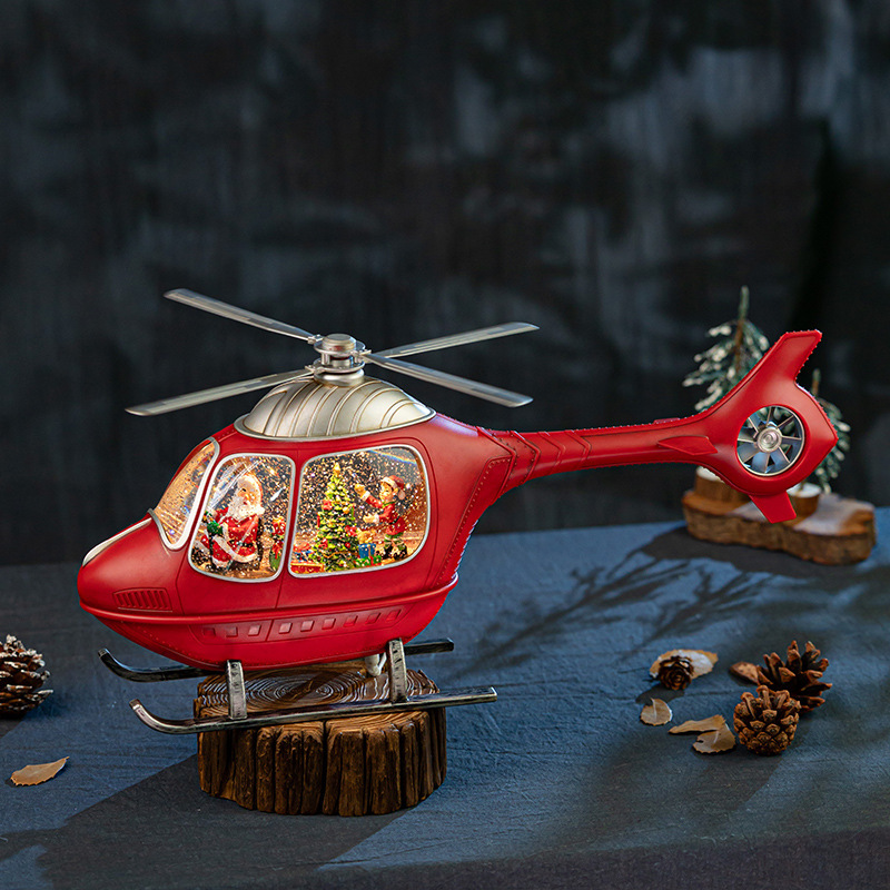 Christmas Helicopter Snow Glob - Snow Globe Musical recension och pris